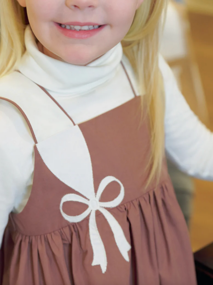 Demi Dress- Gray Bay Brown with Palmetto Pearl