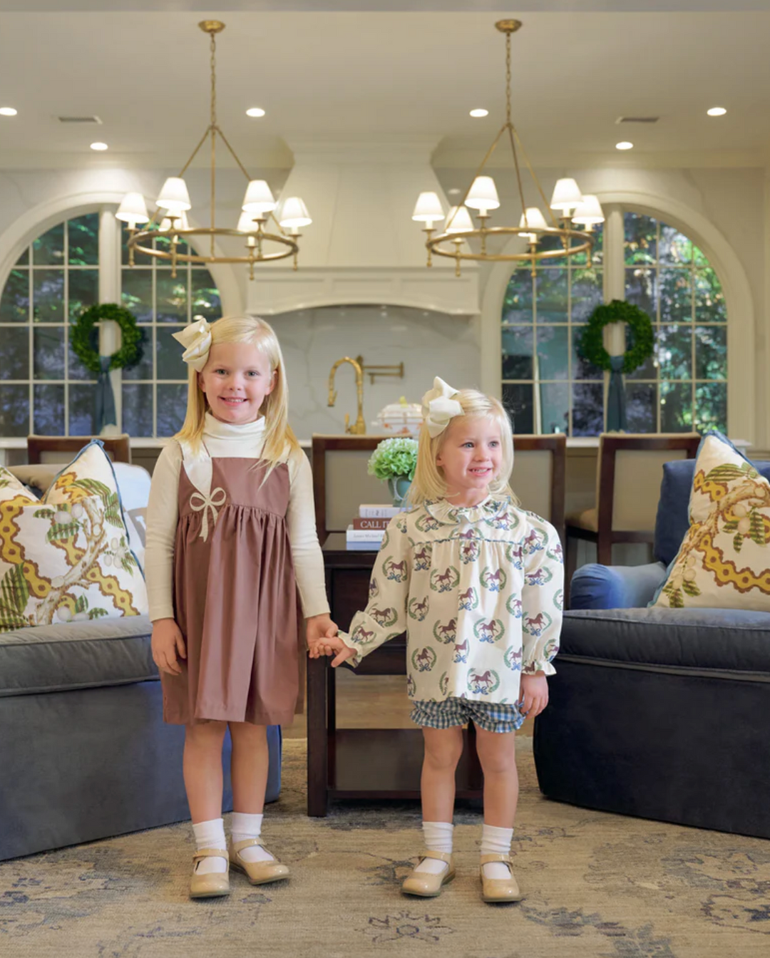 Demi Dress- Gray Bay Brown with Palmetto Pearl