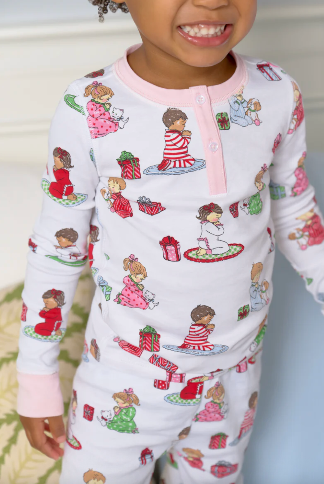 Sara Jane's Sweet Dream Set- Holiday Patience and Prayers with Palm Beach Pink
