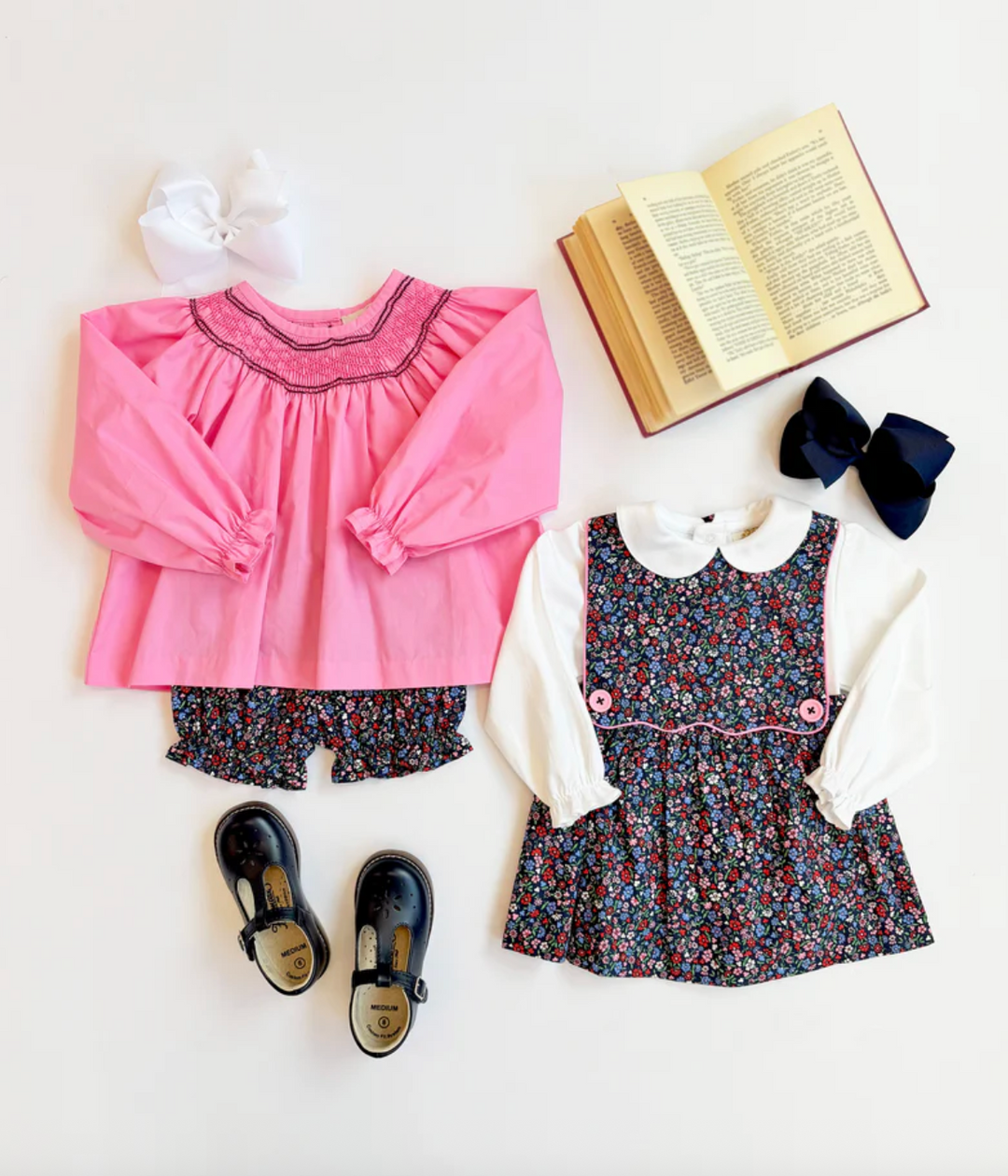 Brady Button In Dress- Fairfax Farm Floral