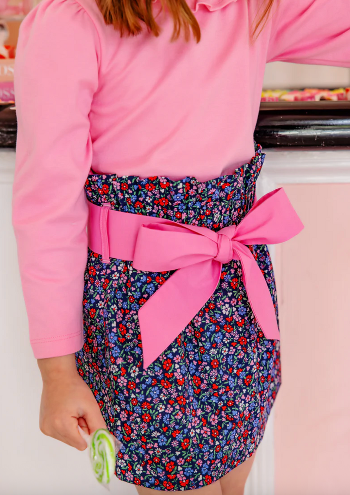 Beasley Bow Skirt- Fairfax Farm Floral