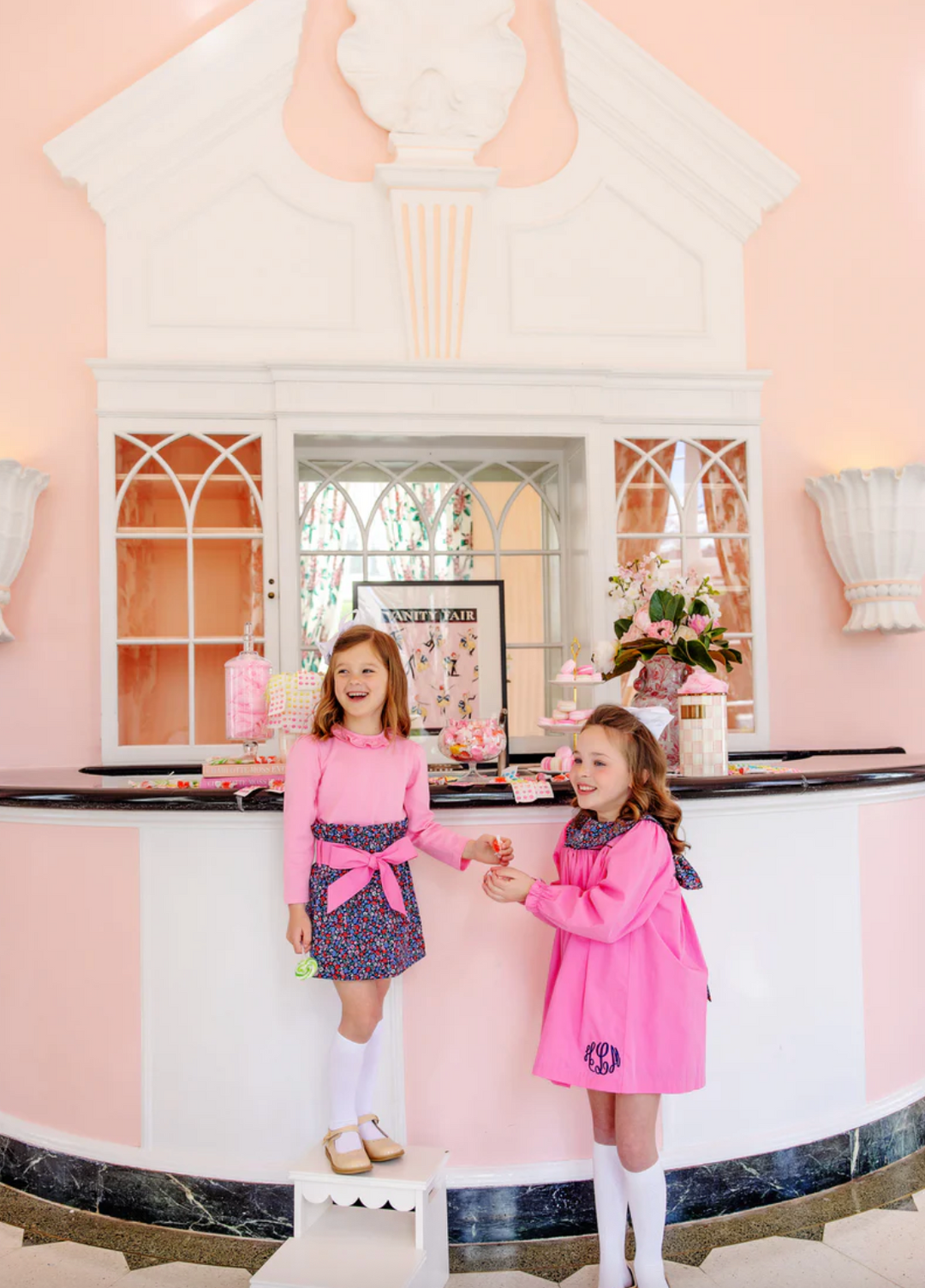Beasley Bow Skirt- Fairfax Farm Floral