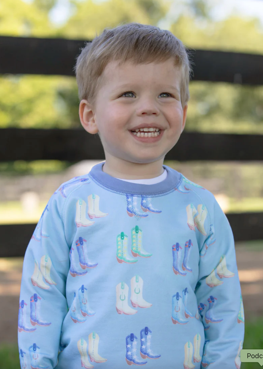 Cassidy Comfy Crewneck- Cute to Boot