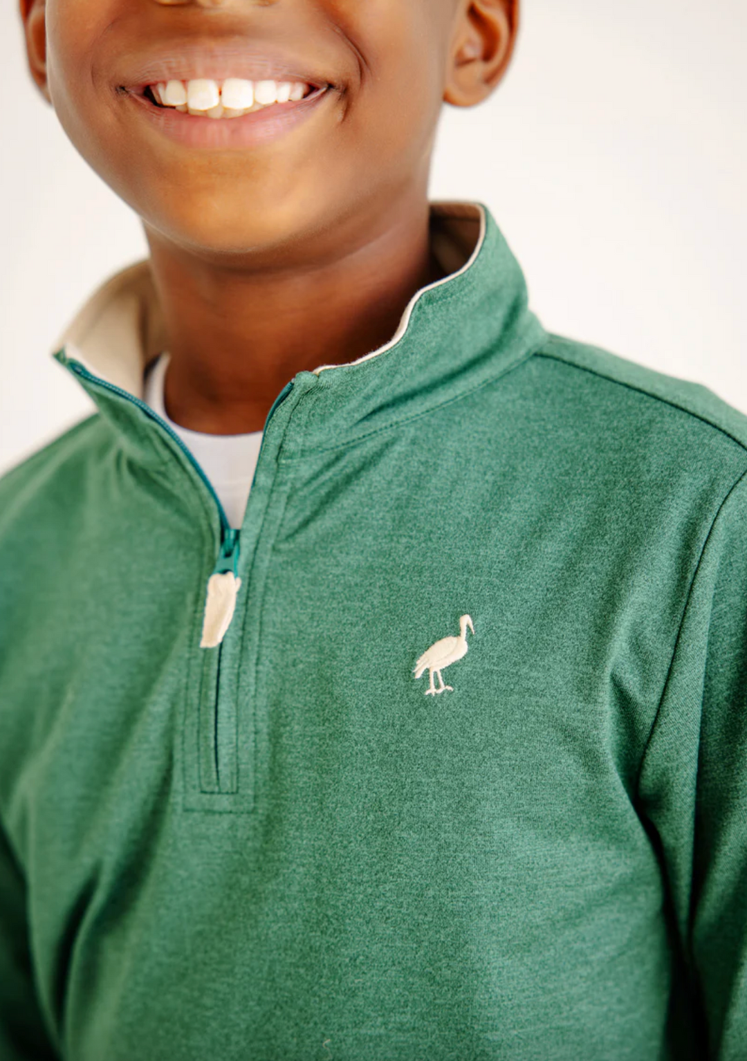 Prepletic™ Hayword Half Zip- Grier Green
