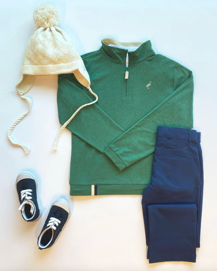 Prepletic™ Hayword Half Zip- Grier Green