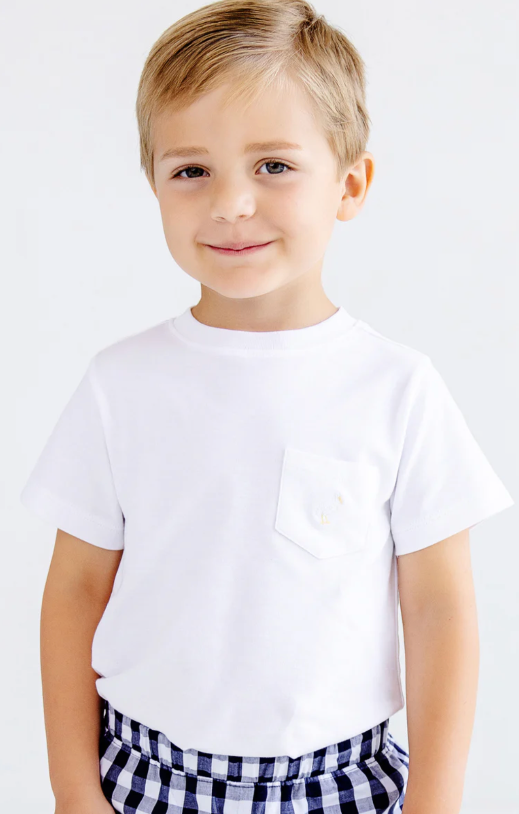 Carter Crewneck- Worth Avenue White with Multicolor Stork