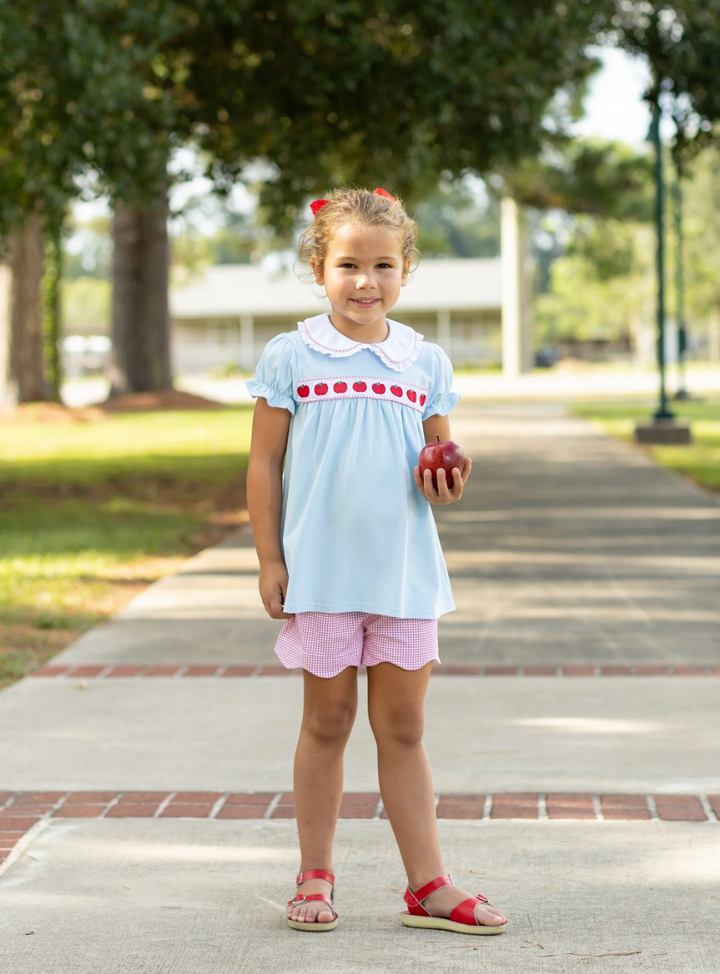 Apple Ribbon Short Set