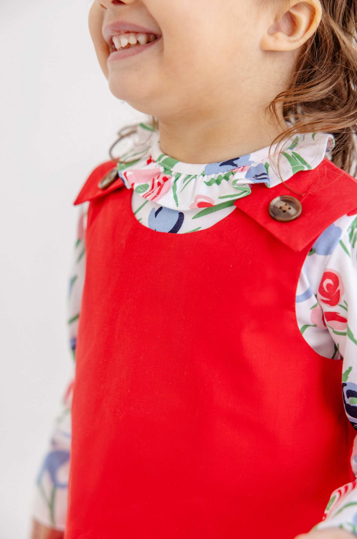 Reece Ruffle Top- Fair St Floral