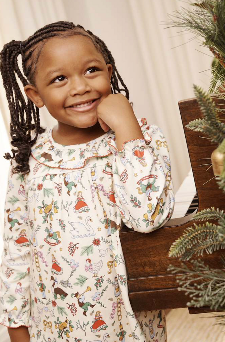 Ramona Ruffle Dress - 12 Days of Christmas