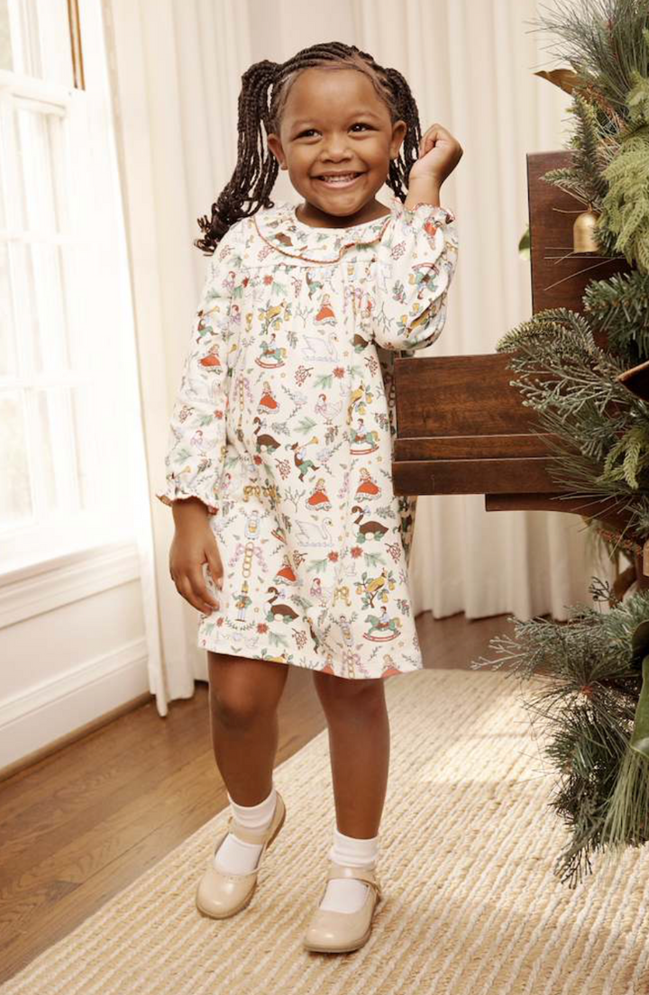Ramona Ruffle Dress - 12 Days of Christmas