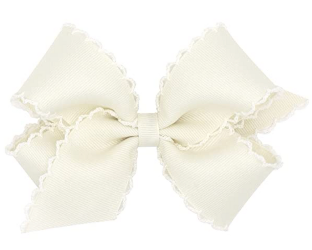 Medium Moonstitch Grosgrain Hair Bow