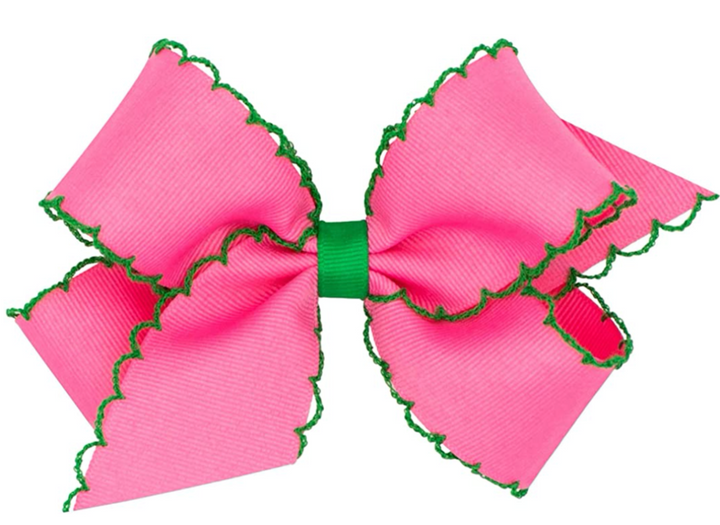 Medium Moonstitch Grosgrain Hair Bow