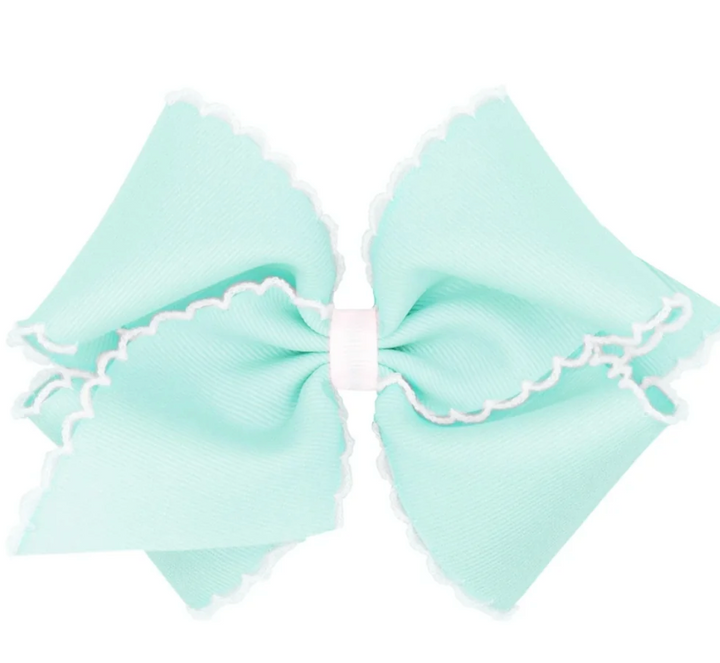 Medium Moonstitch Grosgrain Hair Bow
