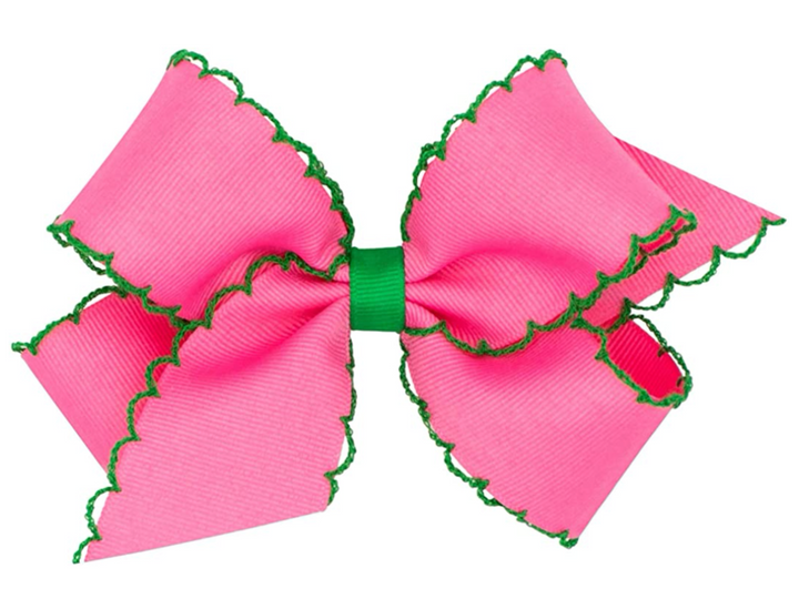 King Moonstitch Grosgrain Hair Bow