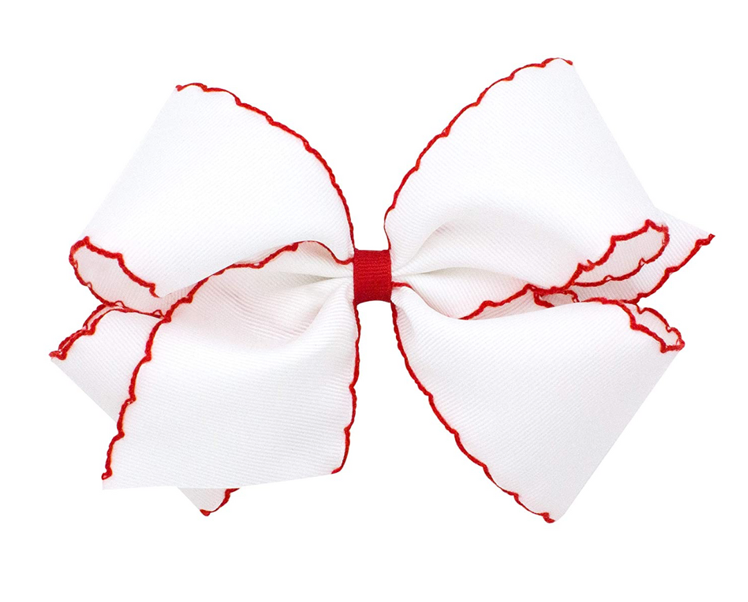 King Moonstitch Grosgrain Hair Bow