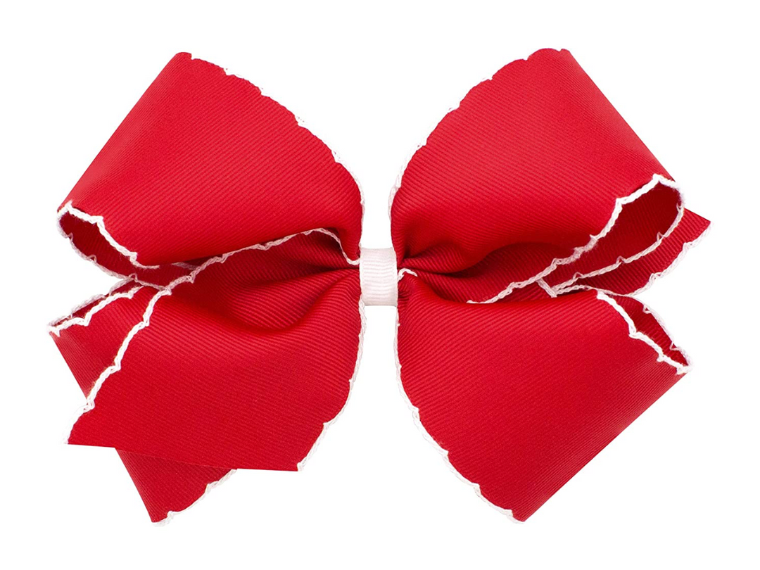 King Moonstitch Grosgrain Hair Bow