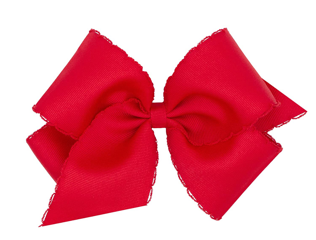 King Moonstitch Grosgrain Hair Bow