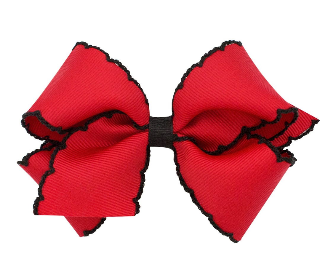 King Moonstitch Grosgrain Hair Bow