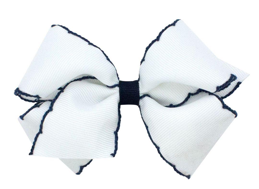 King Moonstitch Grosgrain Hair Bow