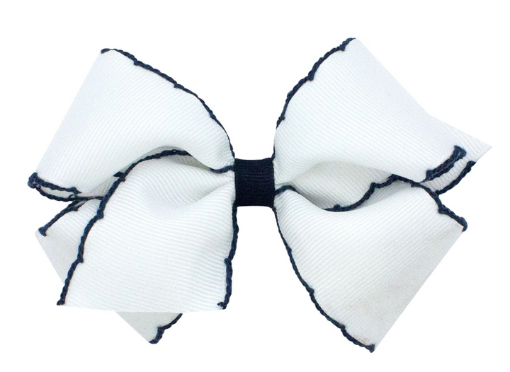 King Moonstitch Grosgrain Hair Bow