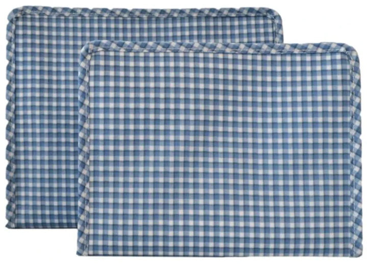 Roadie Zip Pouch- Rodeo Check Indigo