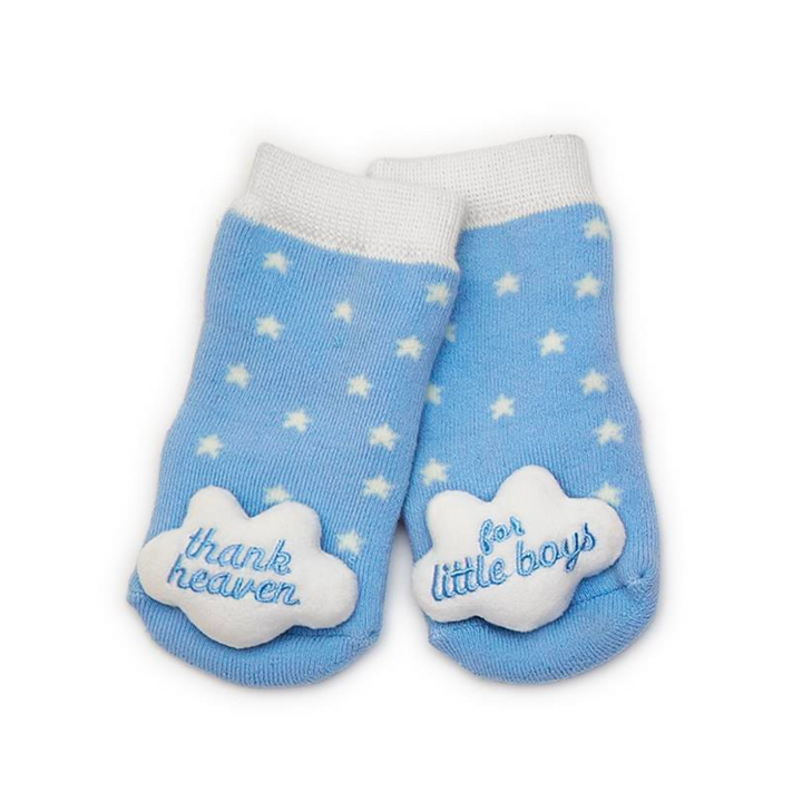 Thank Heaven Rattle Socks with Grips