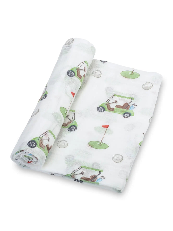 Golf A Round Baby Swaddle Blanket