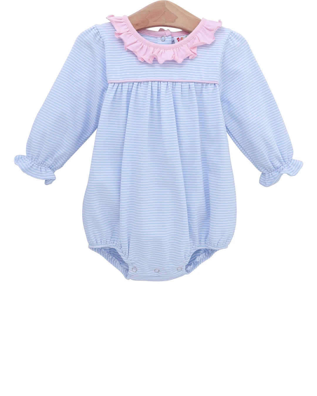 Audrey Bubble - Light Blue Stripe/Pink