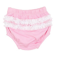Bayou Babies Applique Diaper Cover Set - Pink