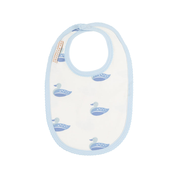 Burp Me Bib- Merrimack Quack Quack/Buckhead Blue