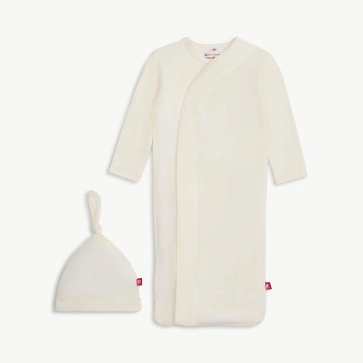 Magnetic Gown and Hat Set- Egret