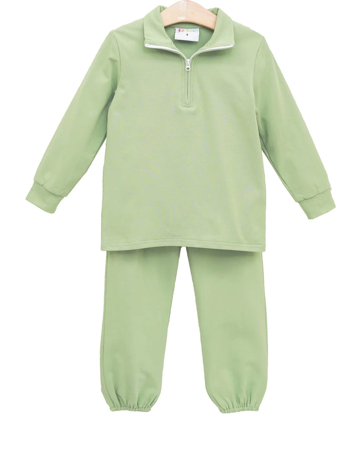 Evan Pullover Set - Sage Green