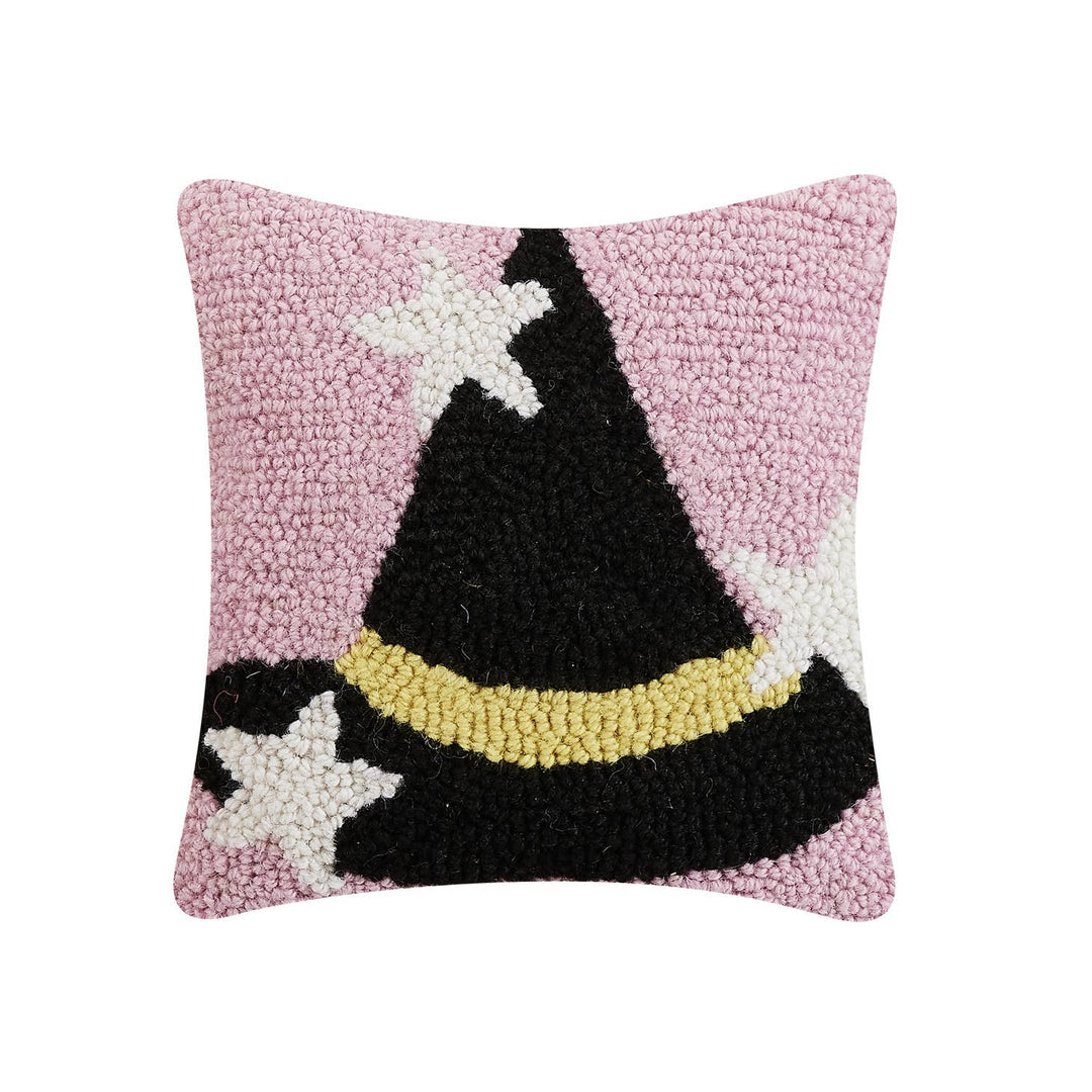Witch Hat with Stars Hook Pillow