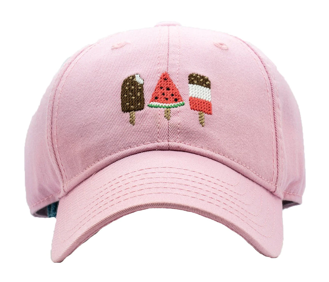 Kids Ice Cream pops Baseball Hat- Light Pink