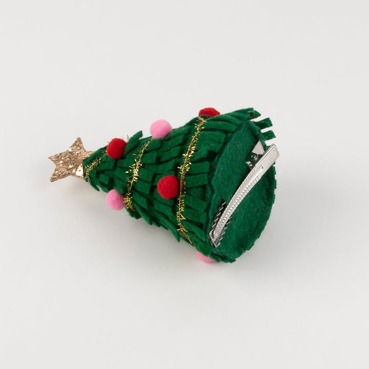 Big Christmas Tree Hair Clip