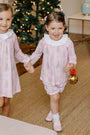 Pink Tinsel L/S Bloomer Set