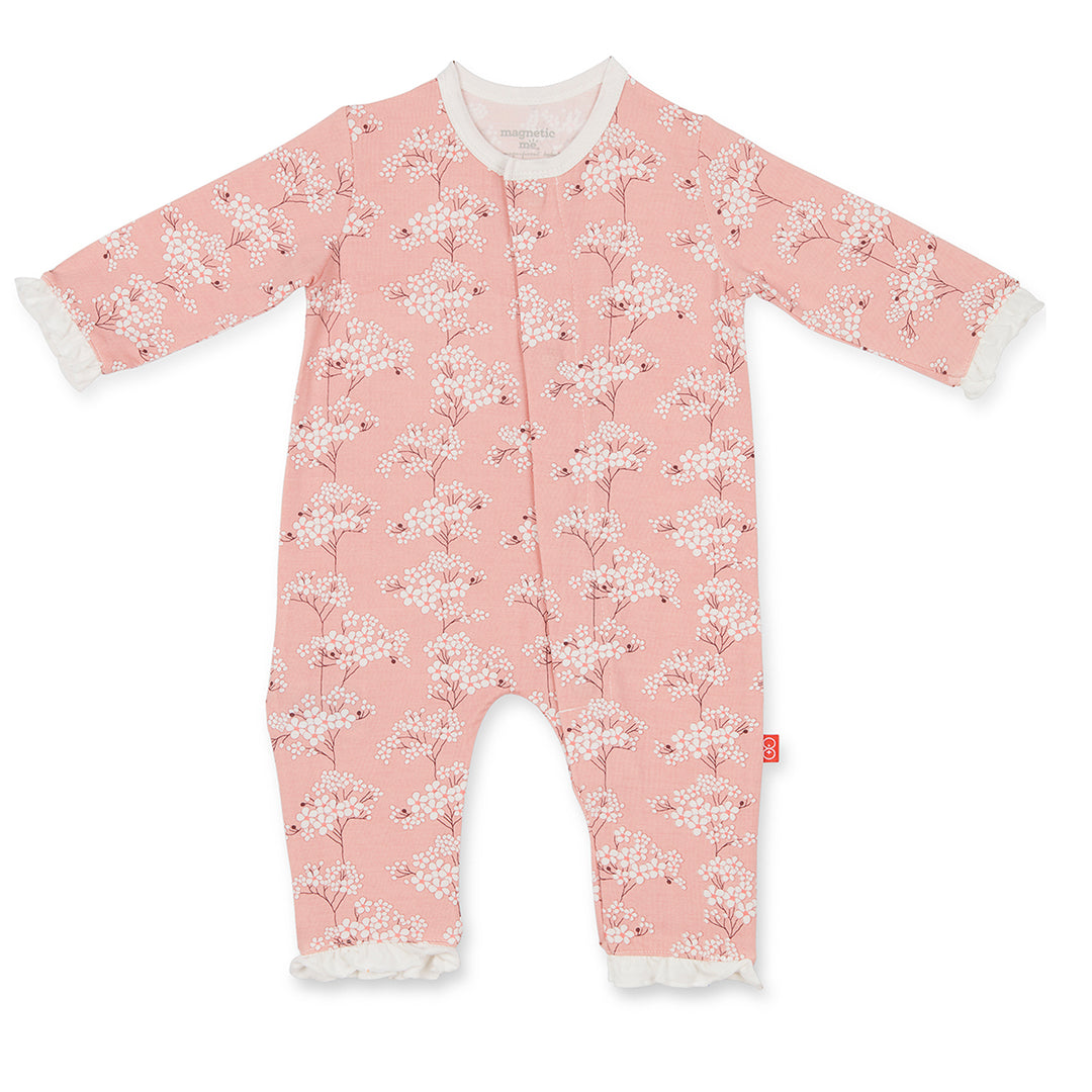 Cherry Blossom Modal Magnetic Coverall