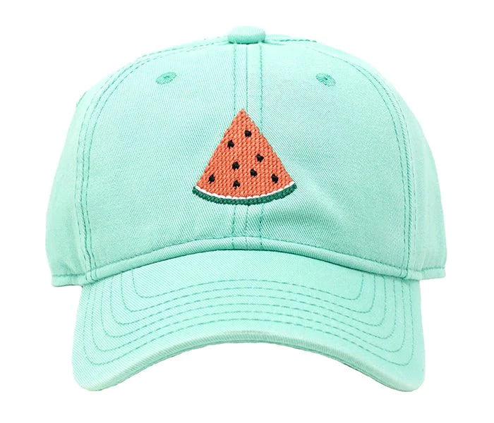 Kids Watermelon Baseball Hat- Keys Green