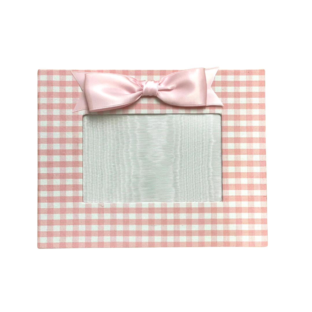 Pink Check Photo Frame, More Sizes