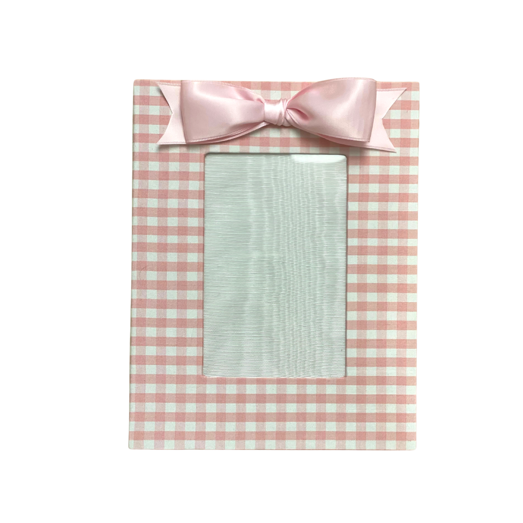 Pink Frame Check Pink Check Photo Frame, More Sizes – Little Avriett Baby & Children's ...