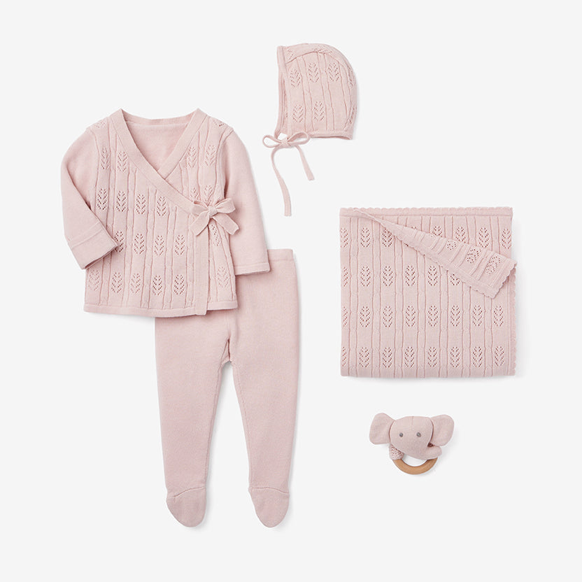 Baby Layette Gift Box, Blush Pink