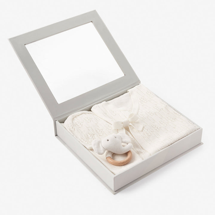 Baby Layette Gift Box, White