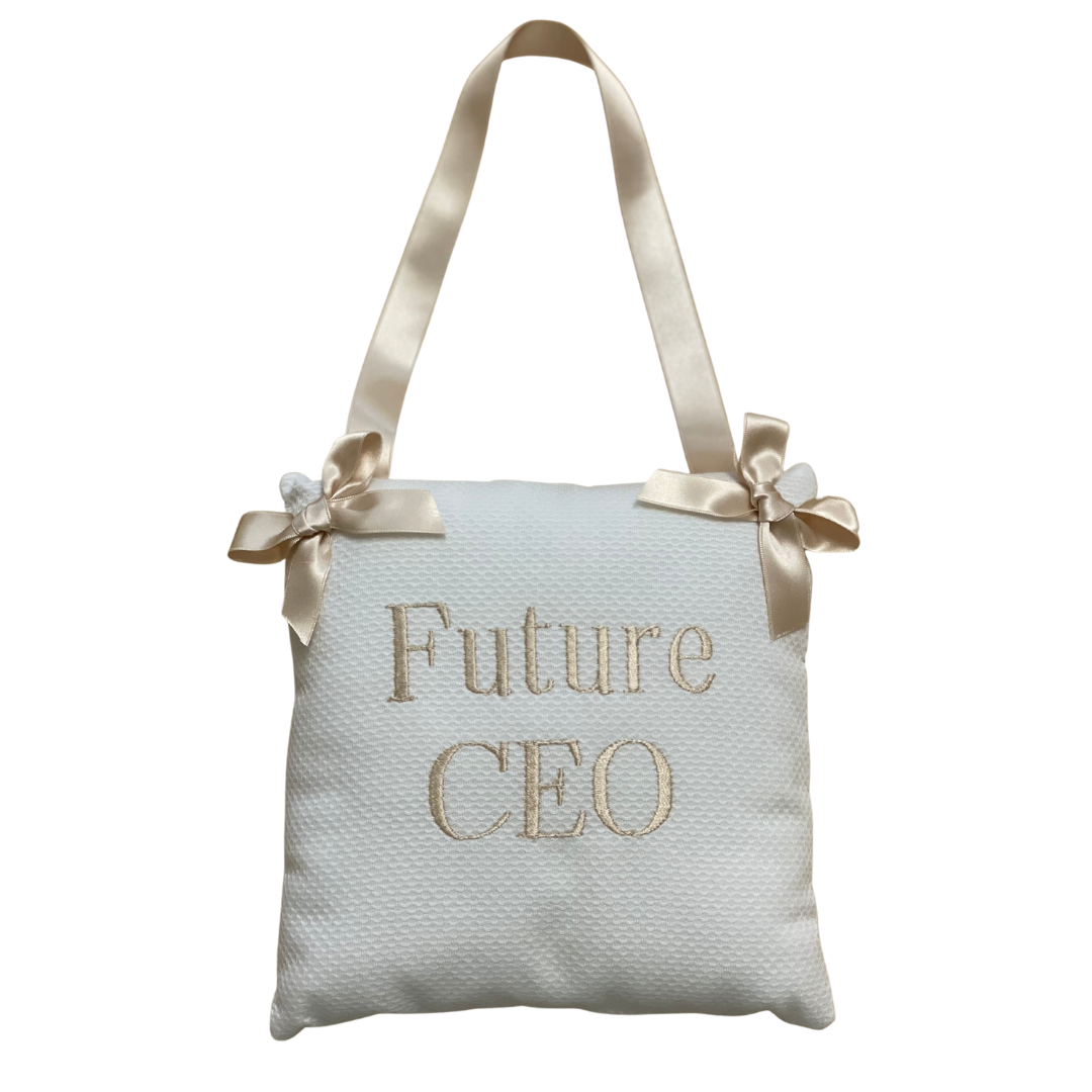 "Future CEO" Hanging Door Pillow