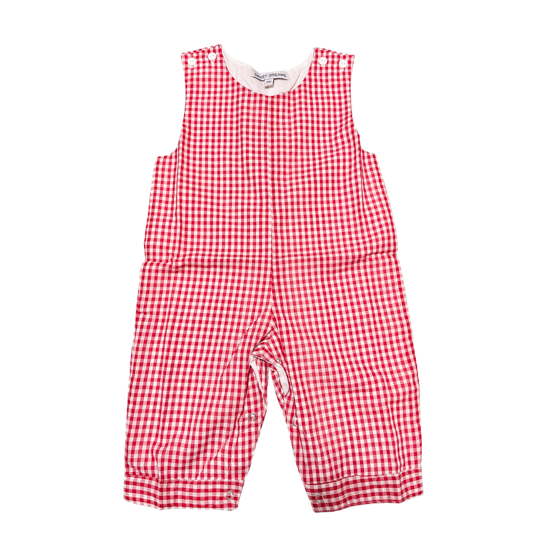 Red Gingham Longall