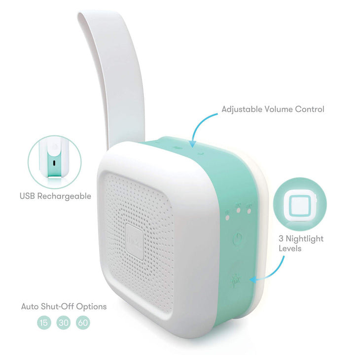 2-in-1 Portable Sound Machine & Night Light