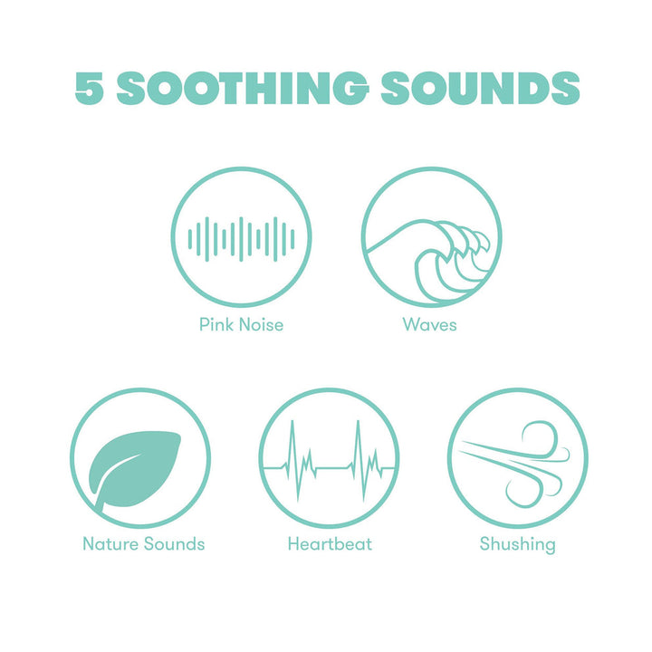 2-in-1 Portable Sound Machine & Night Light