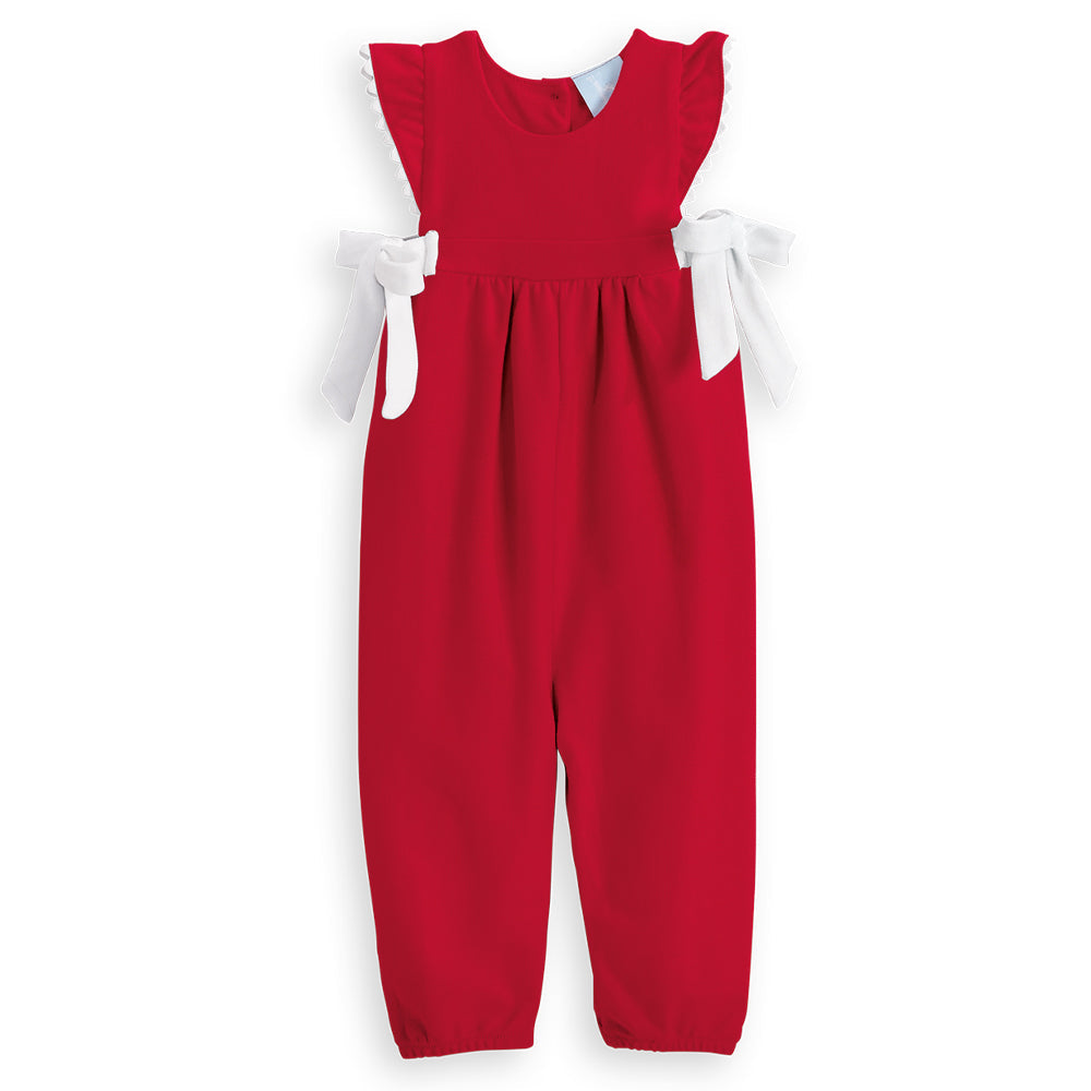 Pique Jersey Berkley Overall- Red