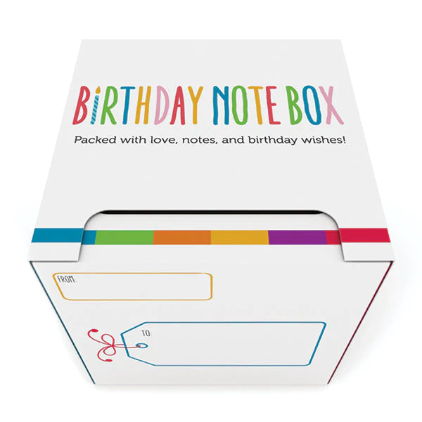 Birthday Note Box