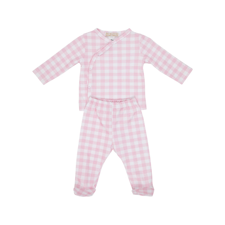 Cameron Cross Front Set- Palm Beach Pink Gingham