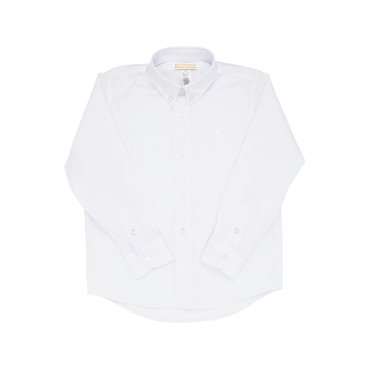 Dean's List Dress Shirt- Worth Avenue White